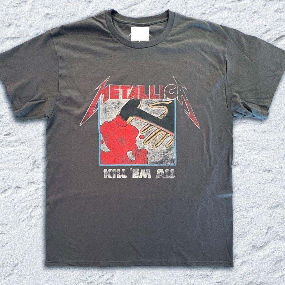 Metallica Kill Em All Distressed Style Metal Unisex T-Shirt